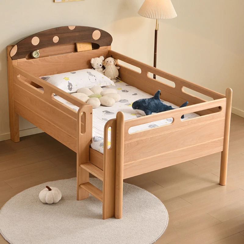 Toddler Wooden Children Beds Luxury Modern Solid Wood Floor Children Beds Loft Design Cama Infantiles Bedroom Furniture SR50CB