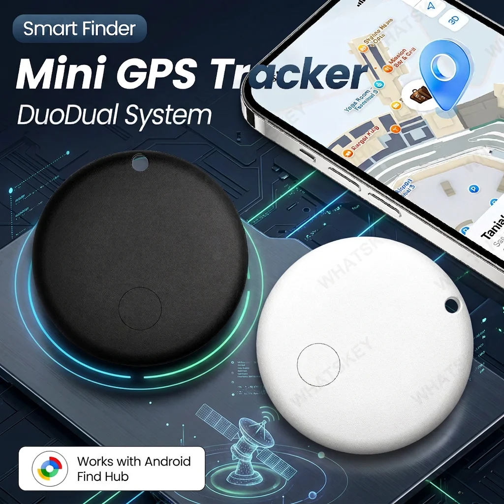 1/2/3/ /4 pcs Anti-lose Tracker For Android Find My Device Airtagvia google Find My Bluetooth GPS Tracker For Luggage Key Finder