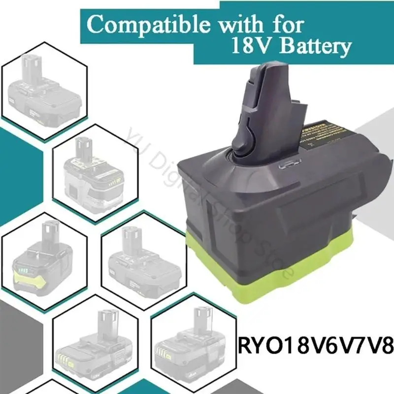 96BA Kompakter 18-V-Vakuumbatterie-Konvertierungsadapter, für 18-V-Batterie, Konvertierung in V 6/7/8-Reinigungsadapter für – Detail 7