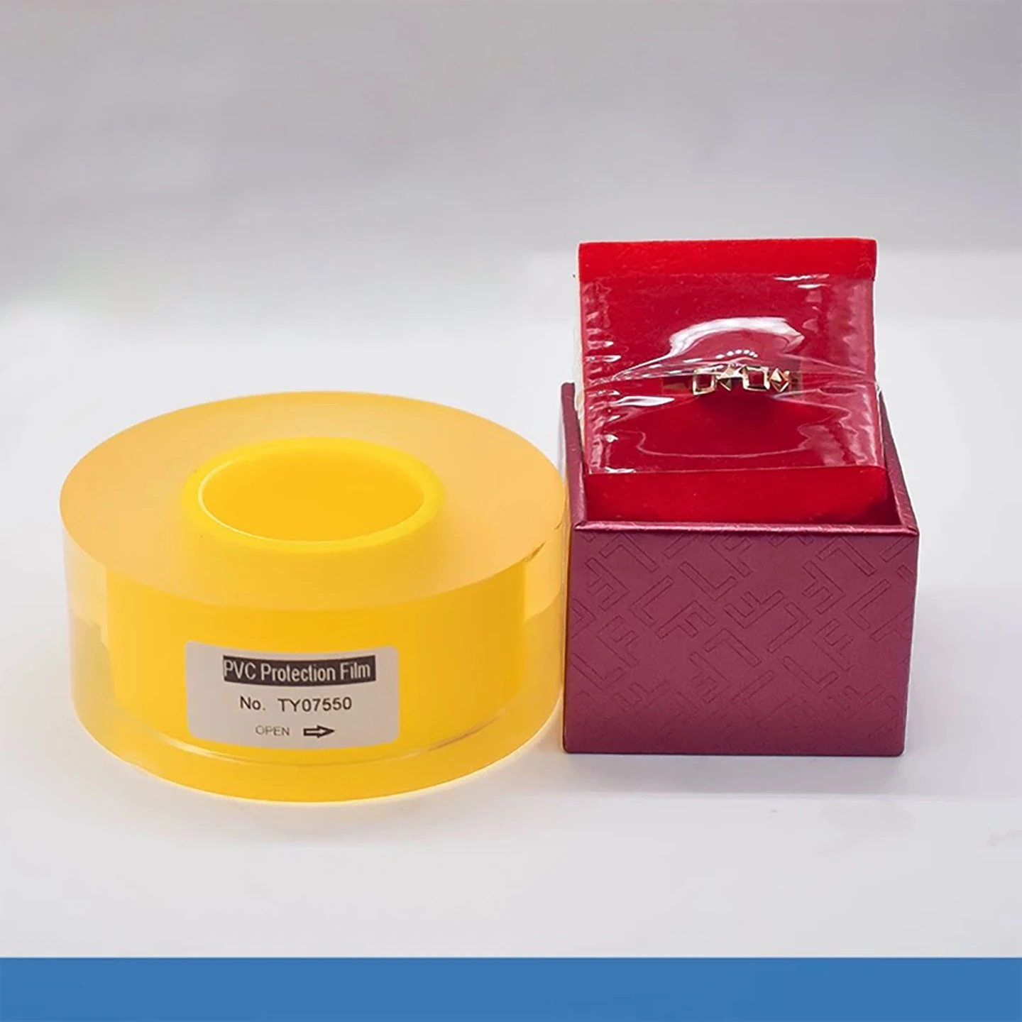 Transparent Anti-Static Protective Jewelry Gemstone Watch Film Tape Roll Watch Repair Packaging Plastic Wrap Gauge Wrapping Film