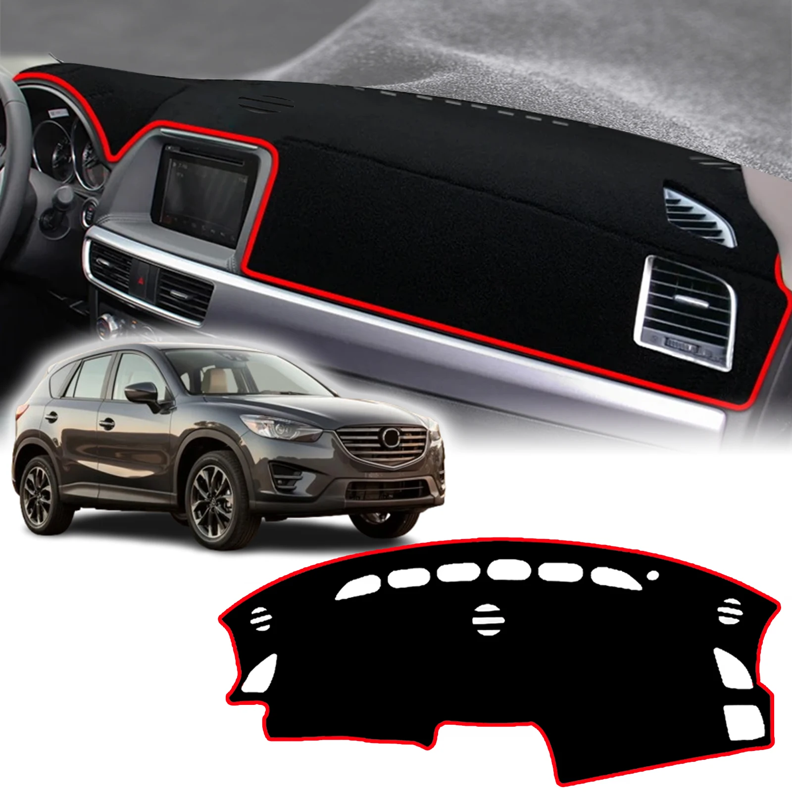 

fit for Mazda CX-5 CX5 2013 2014 2015 2016 Dashmat Dashboard Cover Pad Protective Carpet DashMat Sunshade Car Accessories