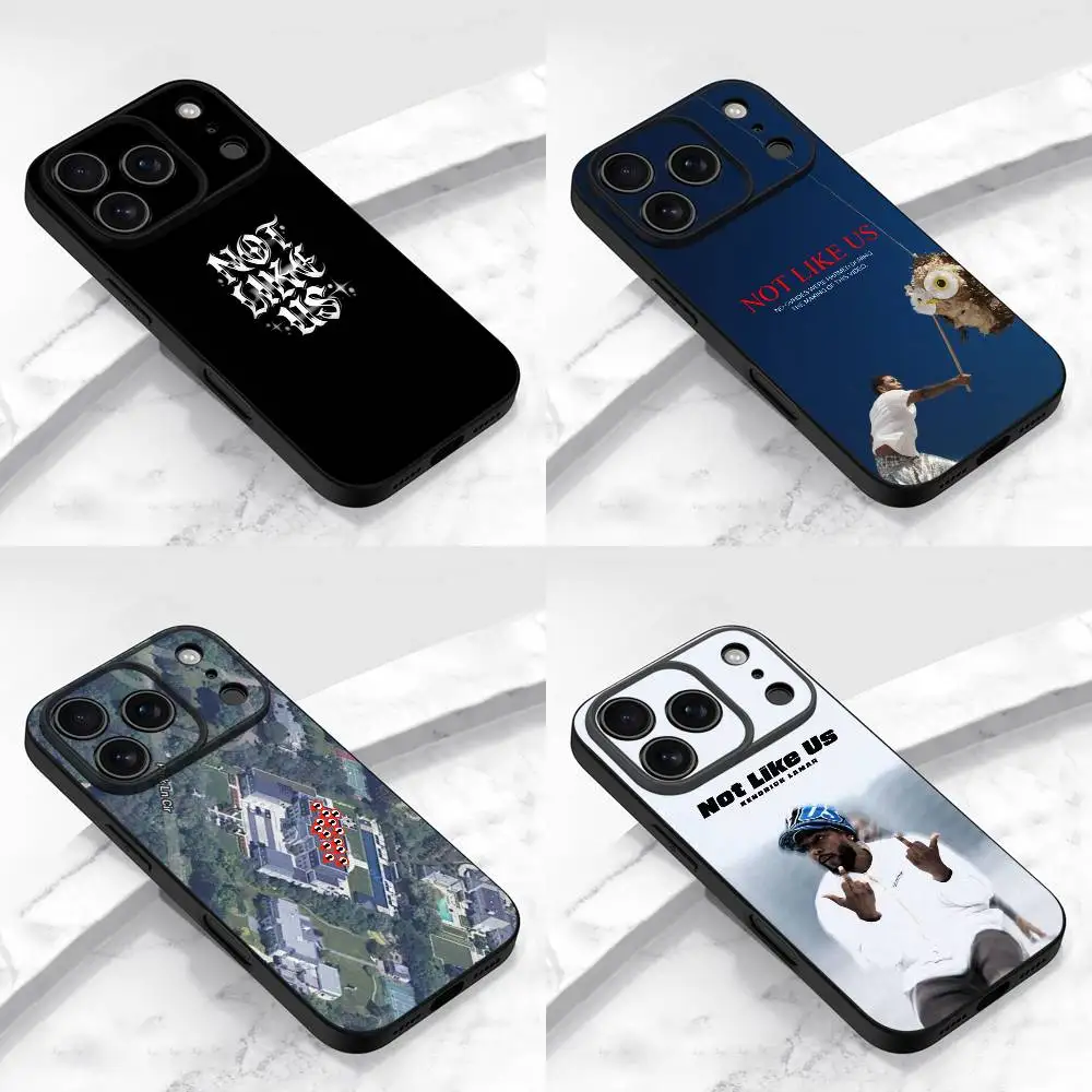 

Чехол для телефона K-Kendrick L-Lamar Not Like Us для iPhone 17,16,15,14,13,12,11,Pro,Max,Plus,E,Air,Mini Защитный черный чехол