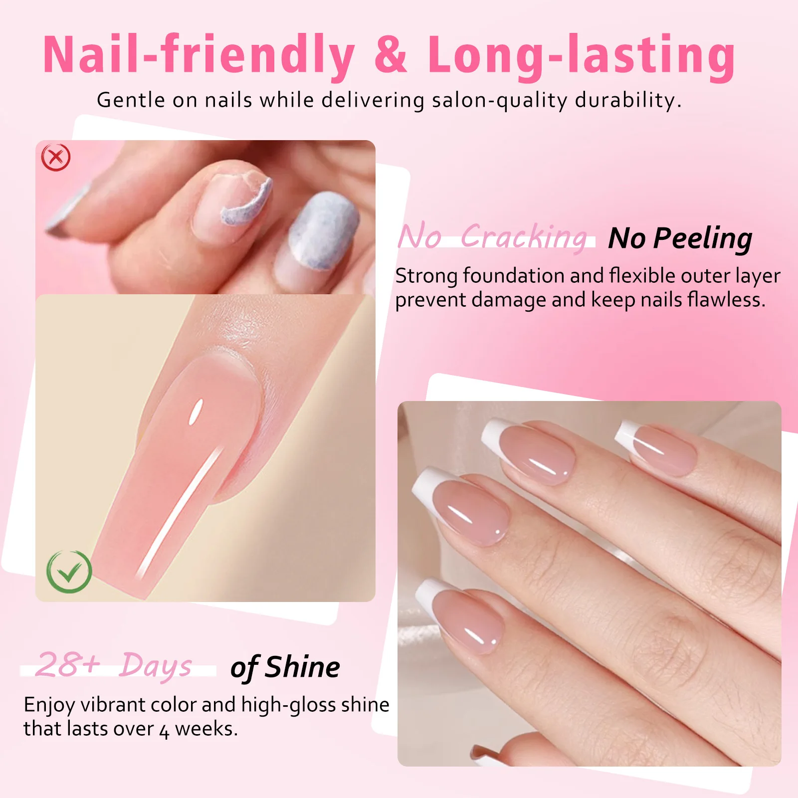 허니 조이 10ml 딥핑 파우더 리퀴드 세트 4개입 딥 파우더 시스템 베이스 탑 코트 액티베이터 브러쉬세이버 네일 아트 자연 건조 무램프