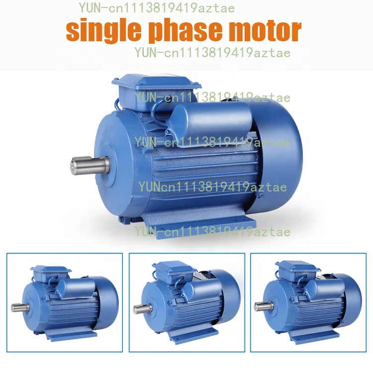 Single phase motor All copper 220V high power 1.5/1.8/2/2.2 KW motor Small two phase motor
