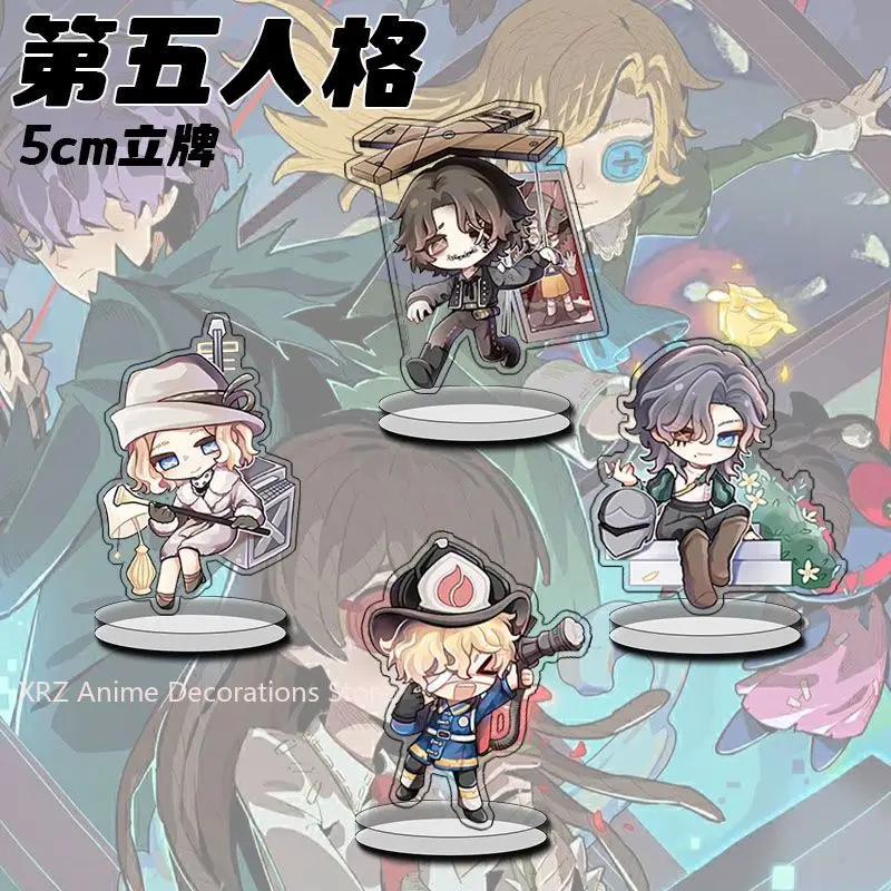 

4 шт., версия Q, аниме-фигурка, идентичность V Evelyn Mora, акриловая подставка, модель, декор для стола, коллекция фанатов, реквизит «сделай сам», рождественский подарок