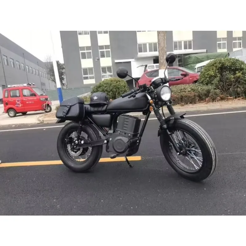 STROVAN China Wholesale Price Fancy Vintage Electric Vintage Cafe Racerspeed 90km Max Range`100km Racer 3000w 72v 42ah Lithium B