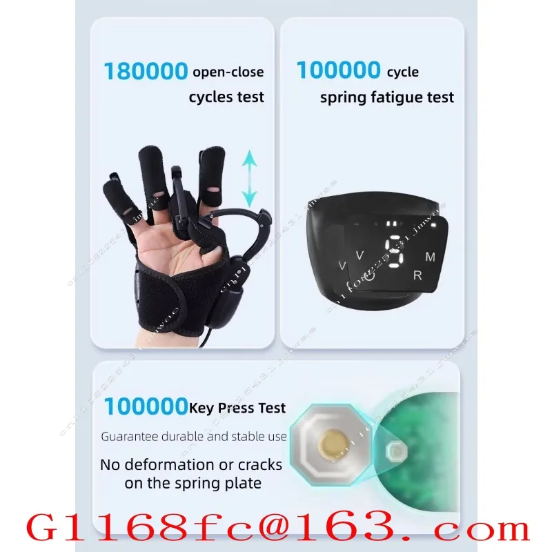 Carevo Smart Exoskeleton Rehab Glove CE/FCC/RoHS Certified Hand Training Device Timing Control USB Rechargeable Lithium Battery