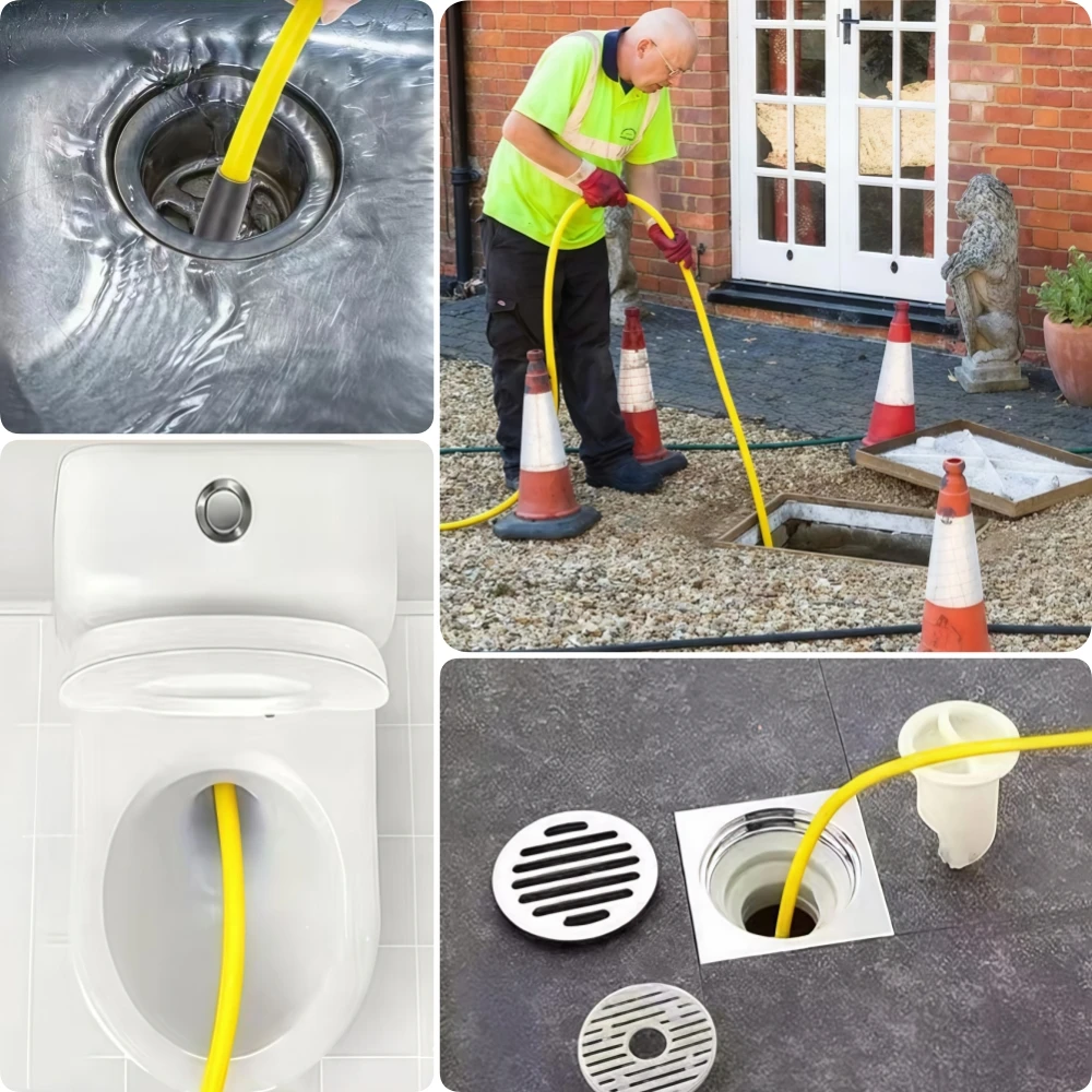 5 ~ 50m 5800PSI الصرف الصحي تصريف المياه تنظيف خرطوم أنابيب تنظيف فوهة ل Karcher K2K3K4K5K6K7 #6