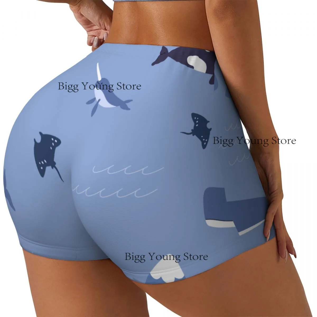 

Шорты с ягодицами, сексуальные узкие спортивные шорты на бедрах, женские удобные шорты для йоги с изображением животных и карты мира для фитнеса