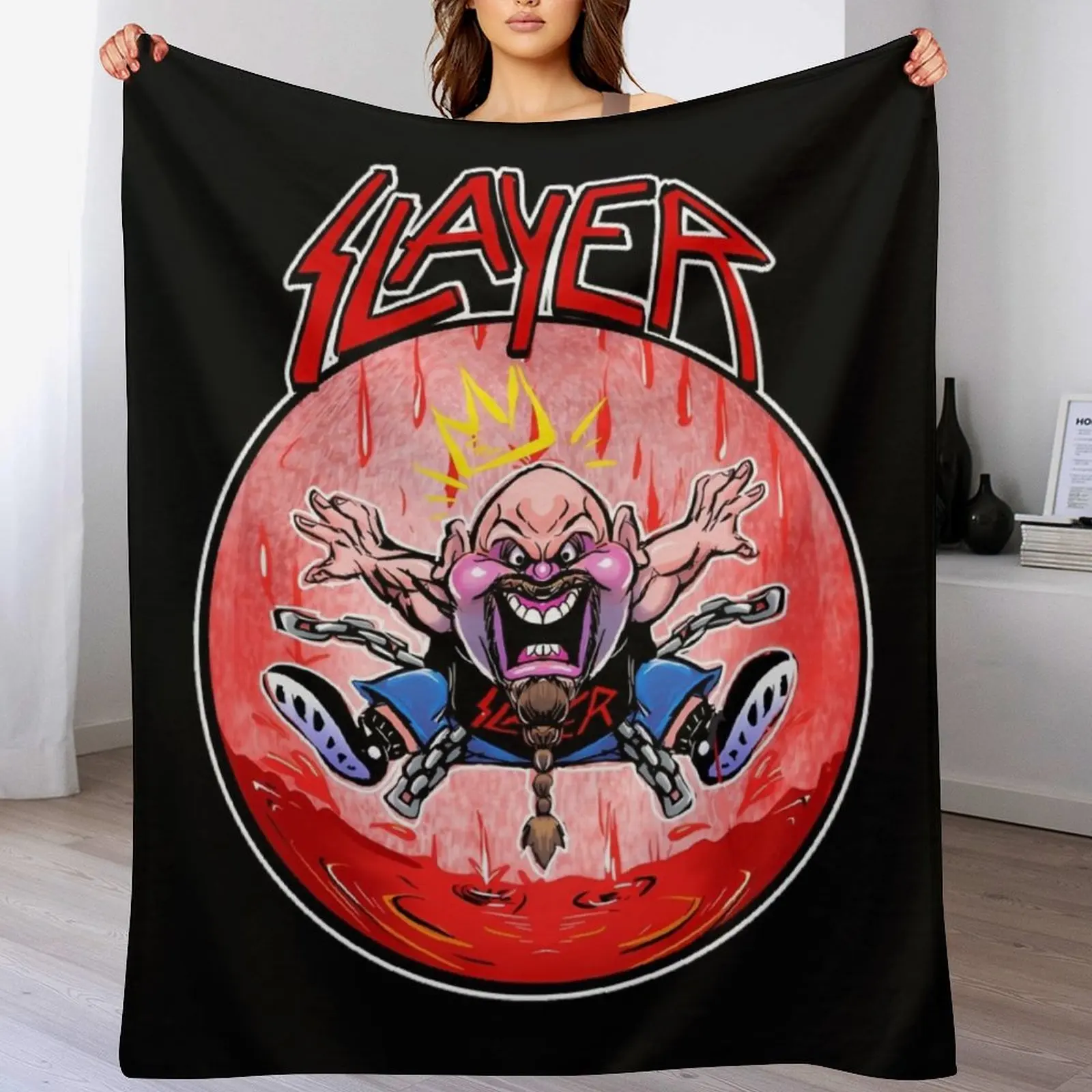 Retro Music Band- Vintage Heavy Metal Classic Throw Blanket For Baby Kid'S Blankets