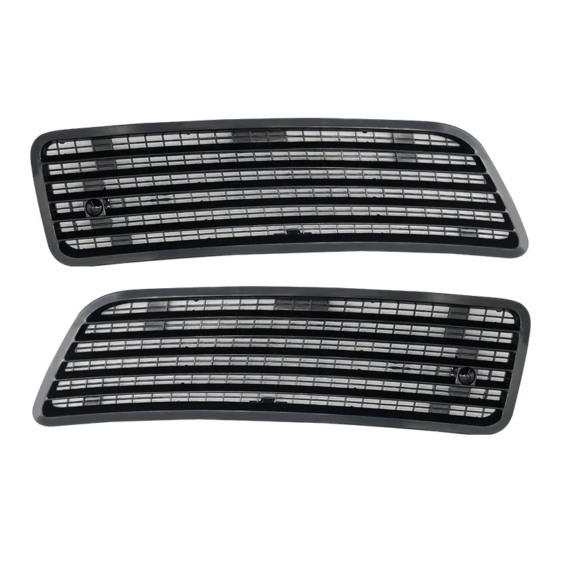 1 Pair Car Hood Vent Grille Radiator Cover Trim Plastic 2218800305 2218800205 For MERCEDES S550 W221 W251 2007-2013 Auto Parts