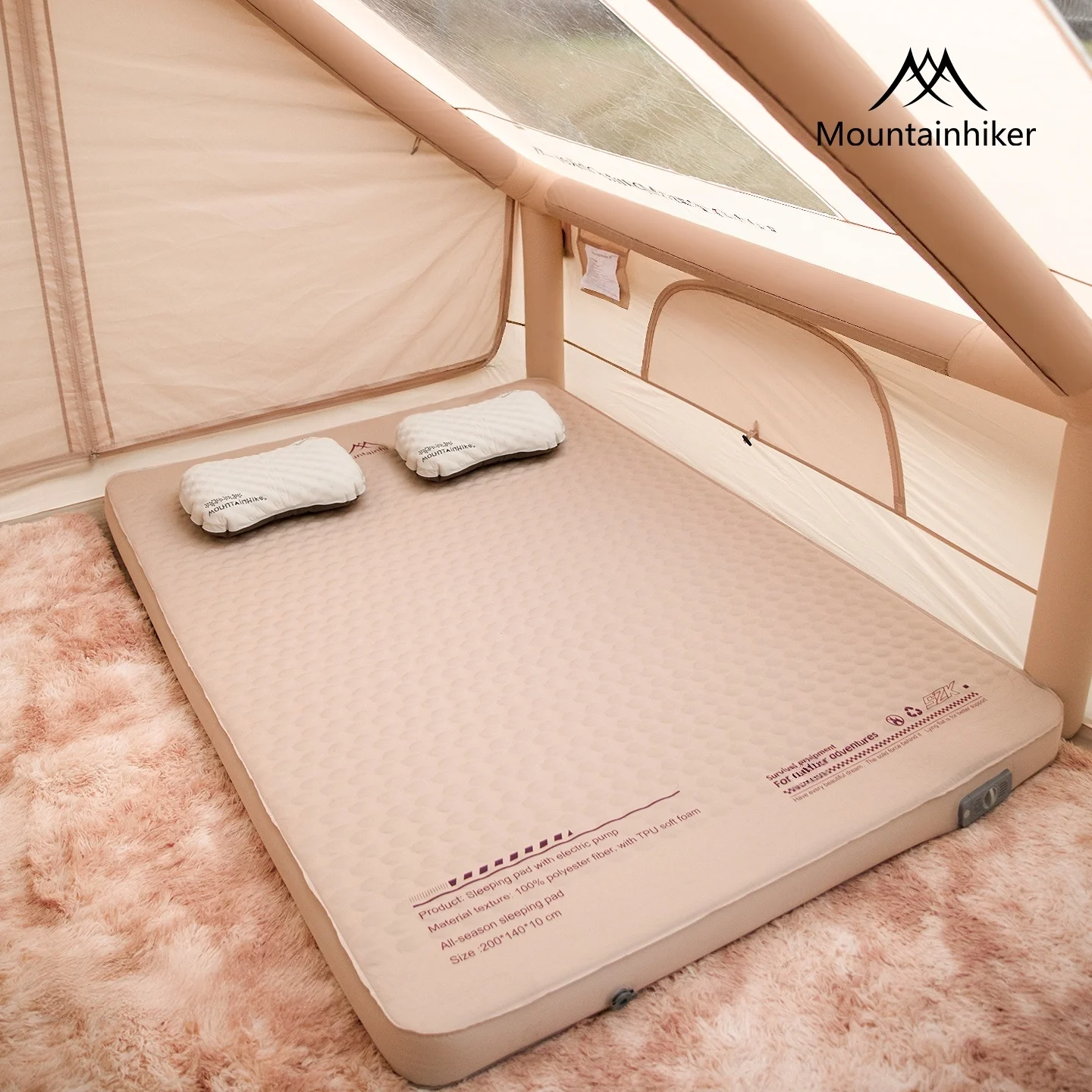 Hautfreundliche aufblasbare Lu – Outdoor Camping Rug Bewertung und Preis