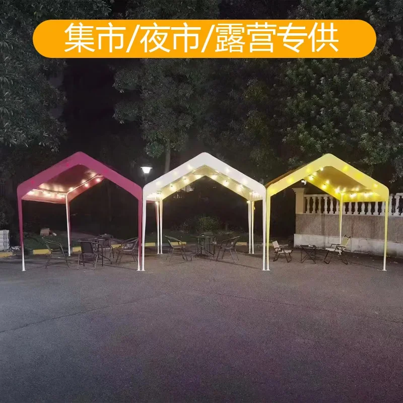 Outdoor market tents, Internet celebrities, popular night markets, sunshade stalls,our corners of mobile rainproof parking sheds