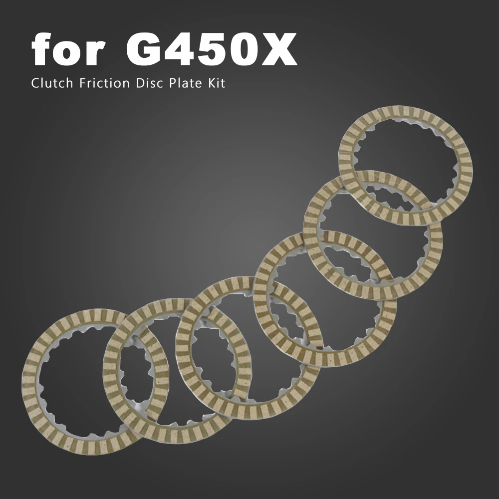 Clutch Friction Disc Plate Kit G450X Paper Base Engine Parts For BMW G450 G 450 X 450X 2009 Motorcycle Motorbike Accessories