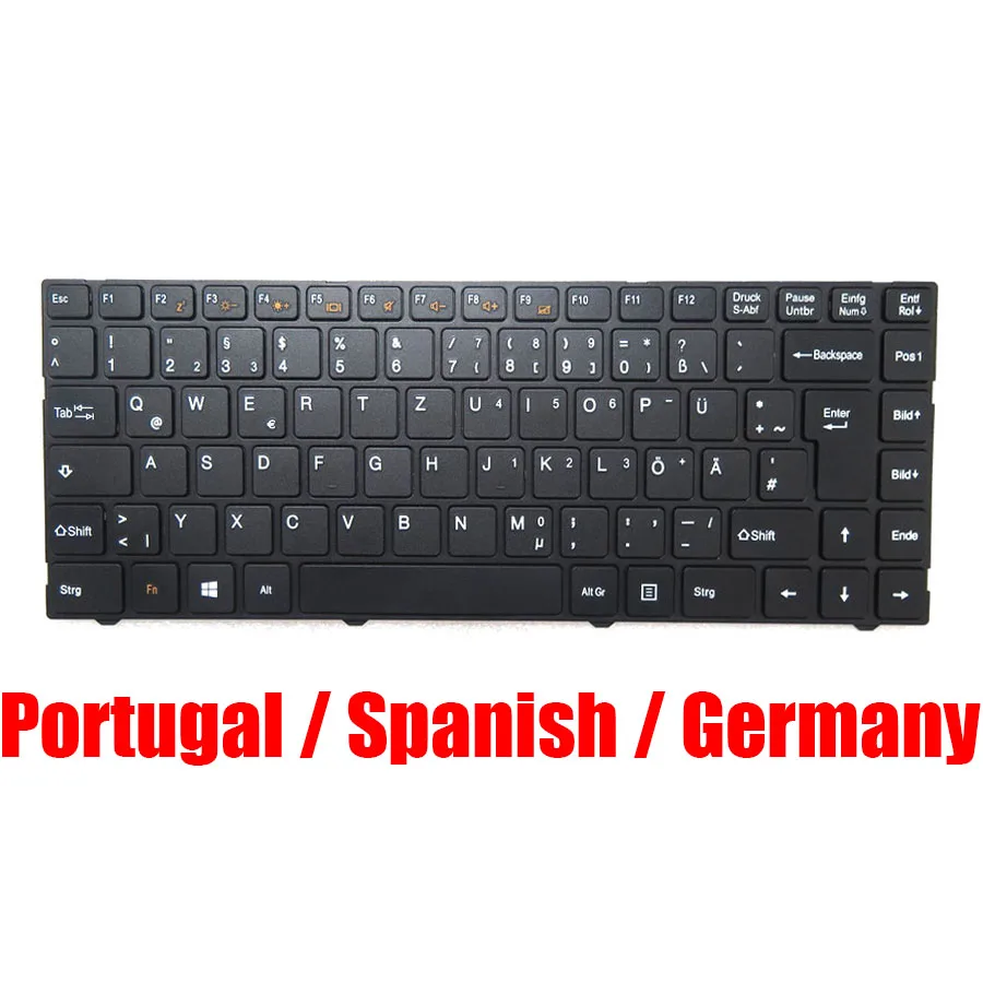 

GR PO SP Laptop Keyboard XK-HS303 MB30018004 Portugal Spanish Germany Black With Frame New