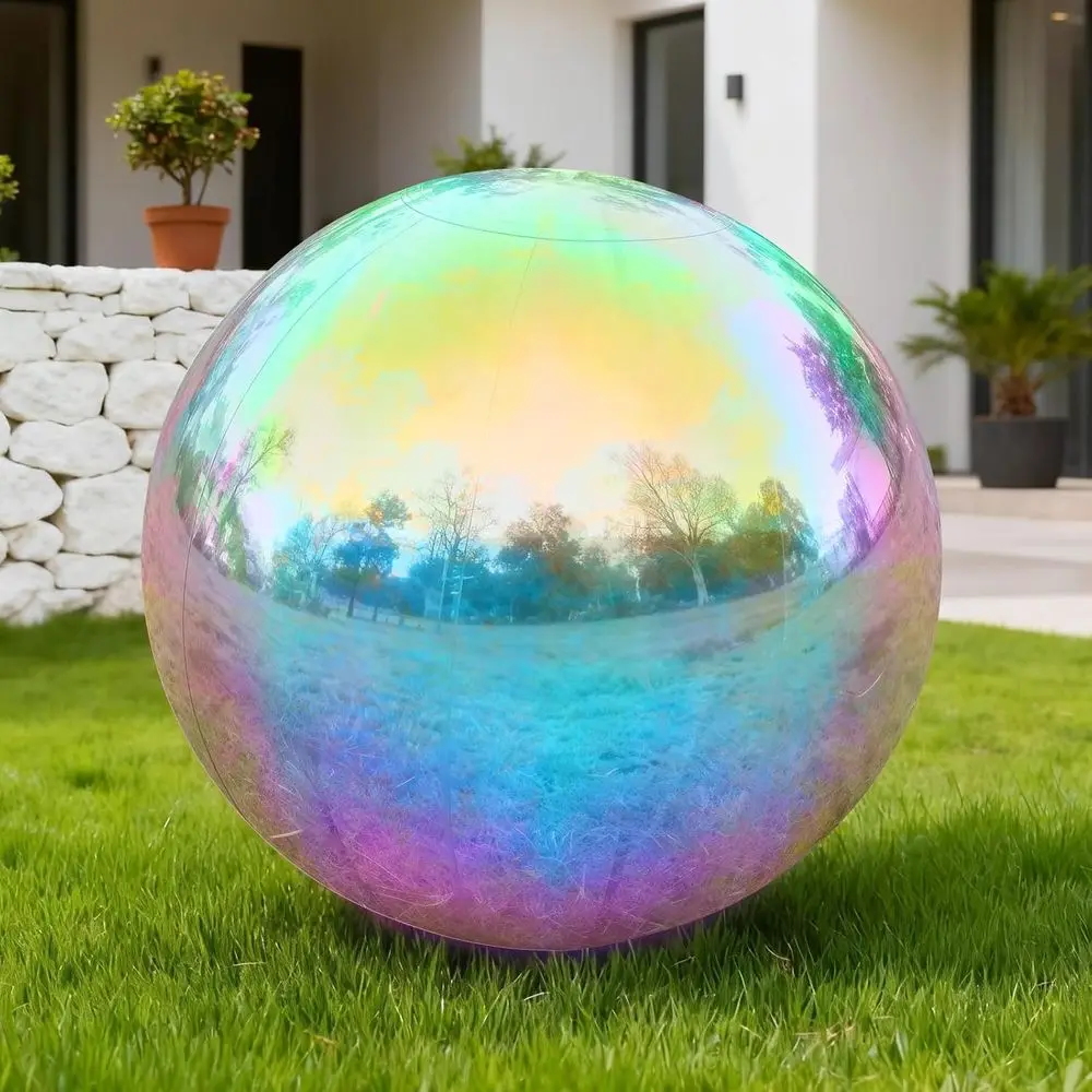 

Надувной зеркальный шар, большой декоративный шар для дискотек, многоразовый ПВХ-шар для крупных мероприятий, вечеринок, концертов, сцены, свадебного декора - без E