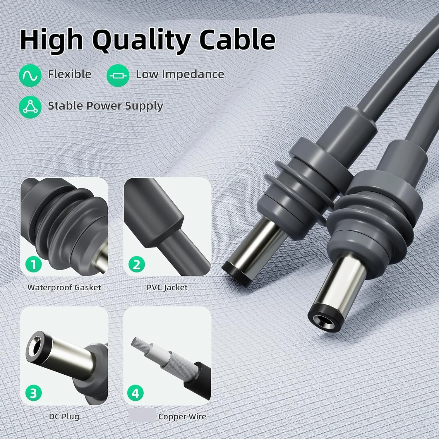 

Mini USB-C to DC Power cable,Mini type-c charging cable power