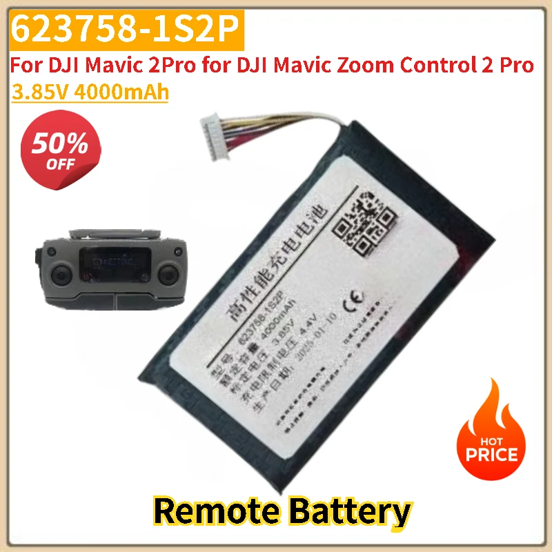 

High Quality 623758-1S2P Battery 3.85V 4000mAh for DJI Mavic 2Pro for DJI Mavic Zoom Control 2 Pro Brand New Replacement Battery