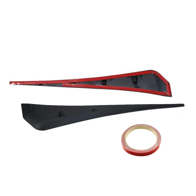 2 Pcs Universal Car Fender Side Vents ABS Spoiler Fender Decorative Stickers Car Side Fender Vent Air Wing Cover Trim Accessorie