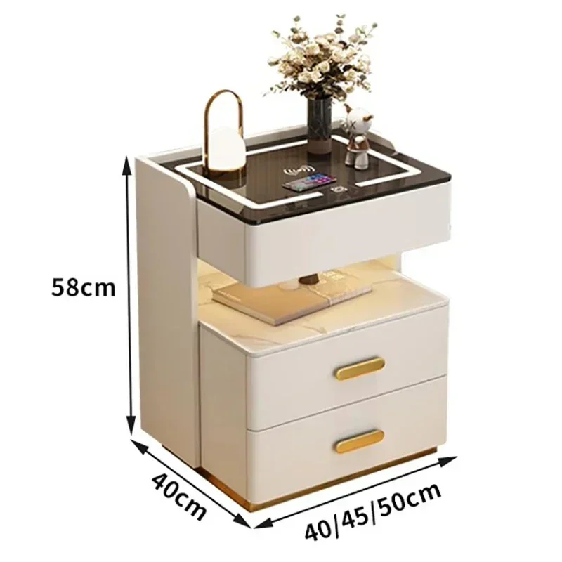 침대 테이블 사이드 테이블 스마트 가구, 침대 옆 옷장, 침실 나이트 스탠드, 야간 스탠드, 홈 스탠드
