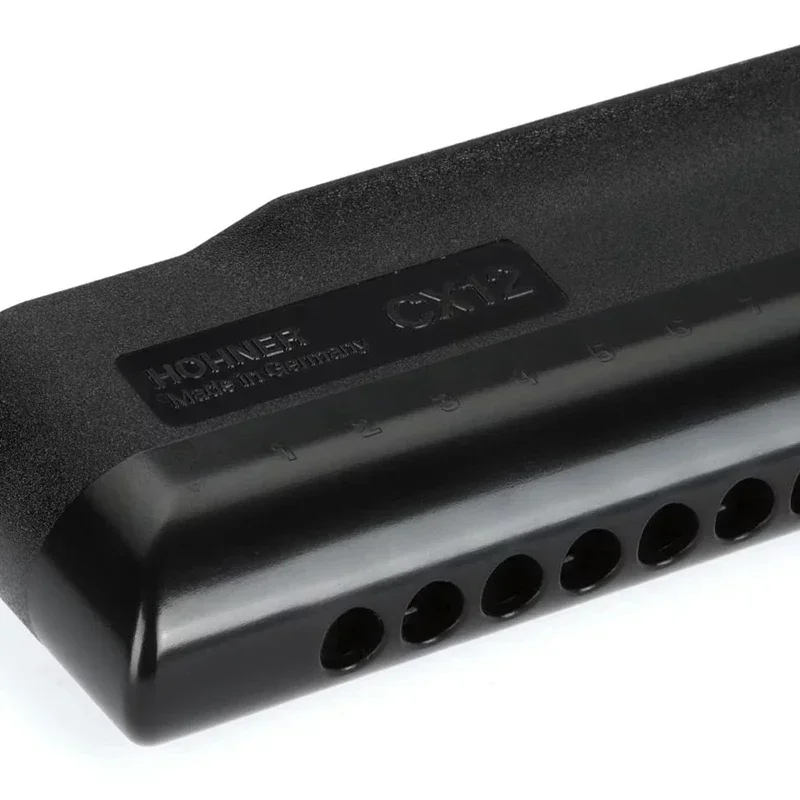 Armonica nera Hohners CX12 nuovissima e originale