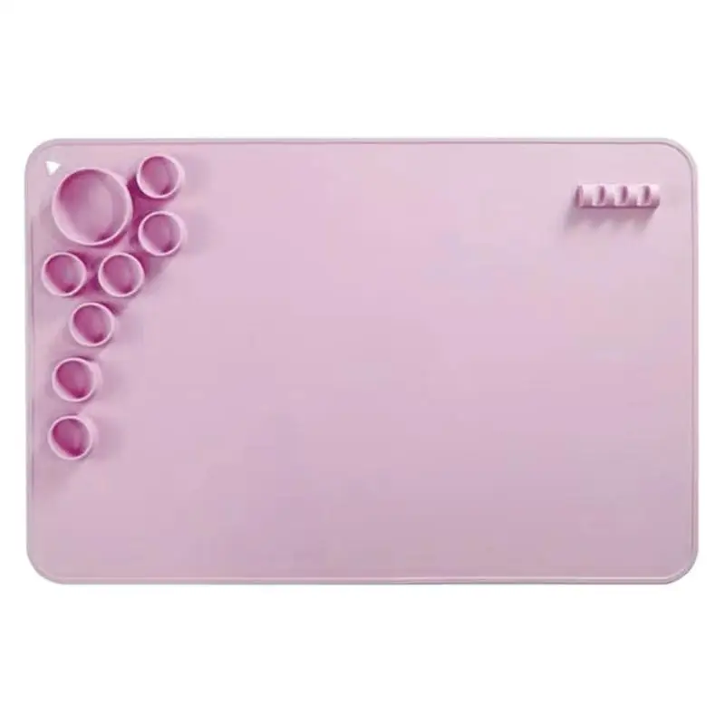 31BA Drawing Paint Pad 23.6X15.7Inch Large Art Area with Brush Rest and Multi Paint Wells for Daily Craft And Painting Use