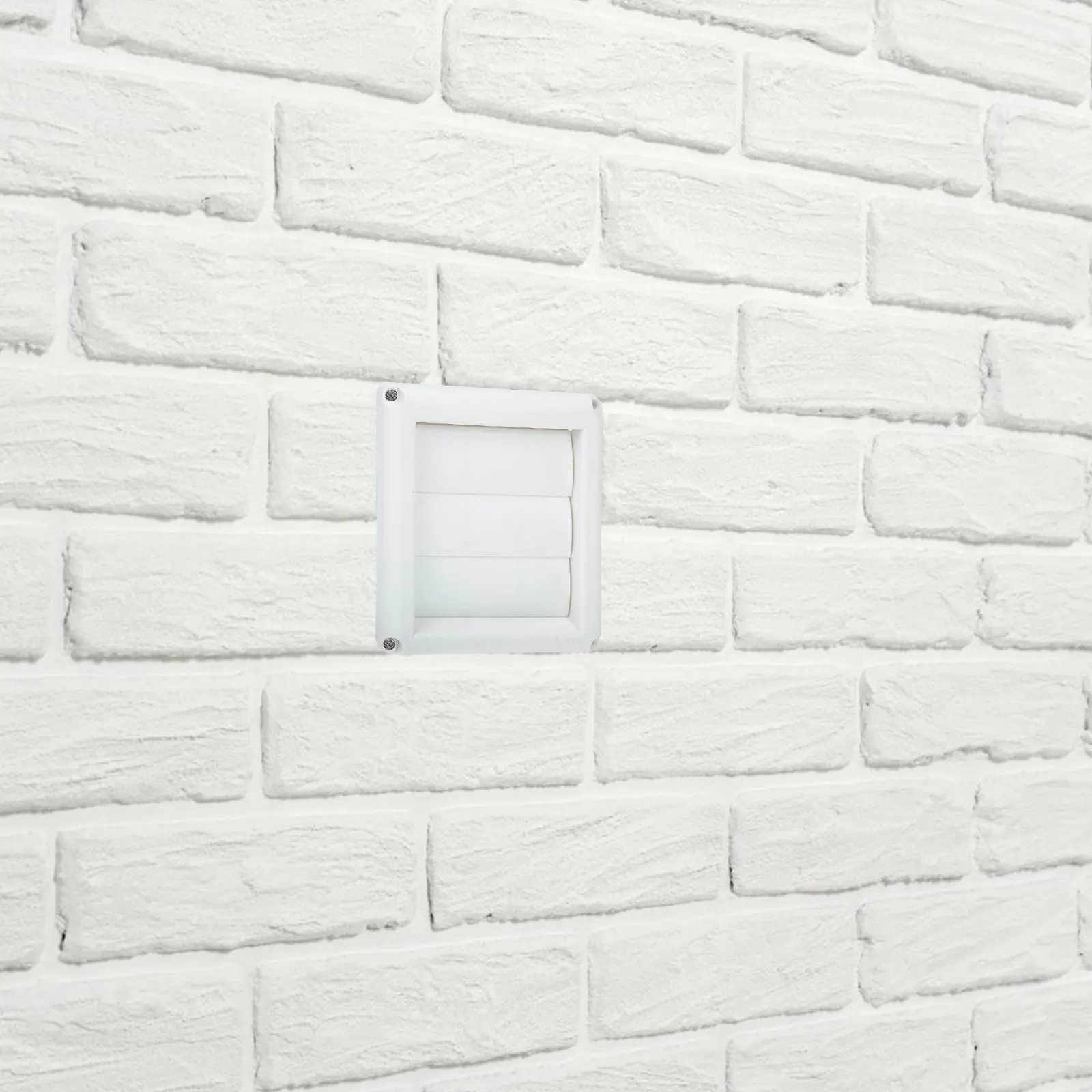Louvered Vent Cover External Wall Air Vent Plastic Dryer Exhaust Good Ventilation Weather Proof Maximum Airflow Easy Open