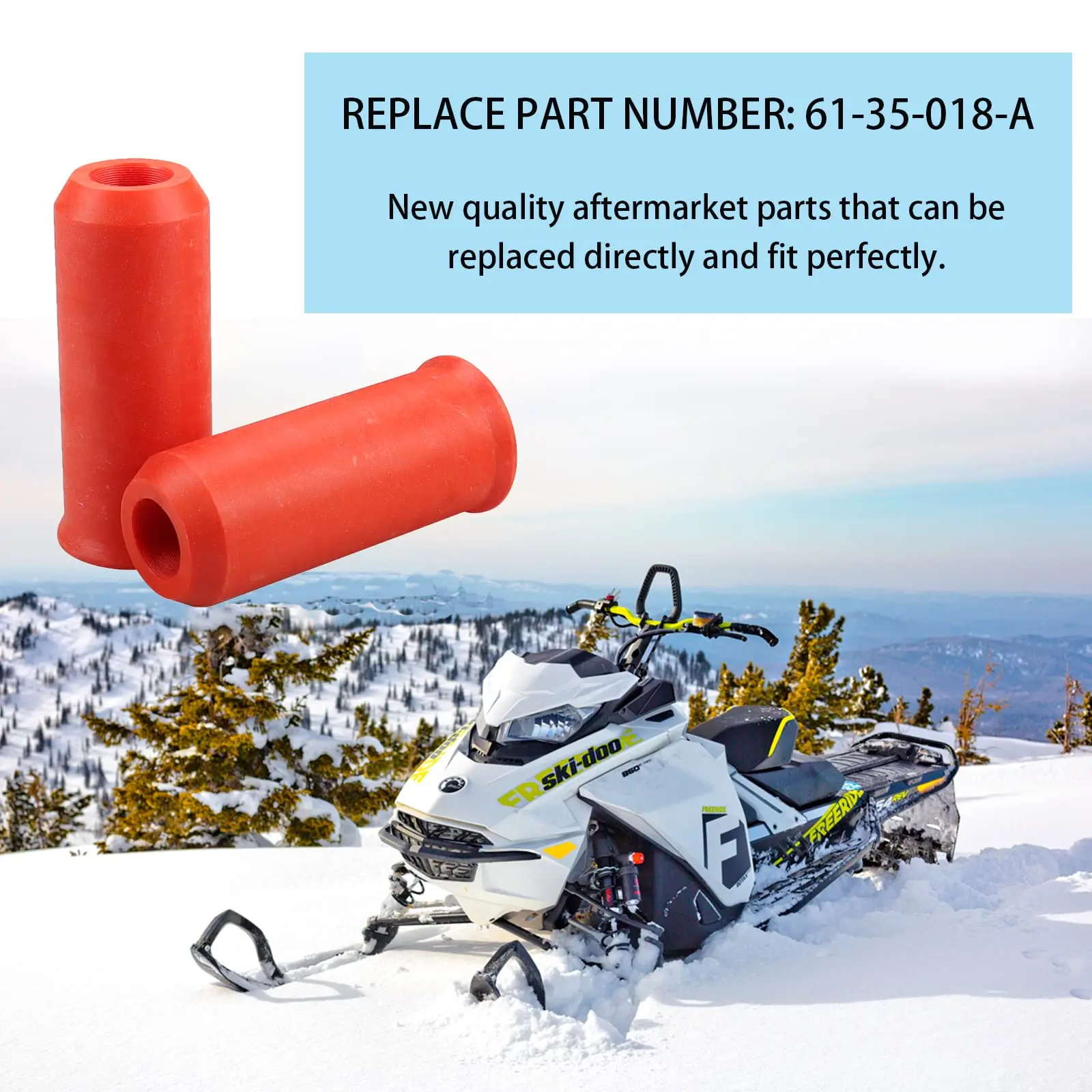 61-35-018-A Torsion Spring Spacers Fit for 2013-2016 Ski-Doo Summit Freeride Renegade Backcountry