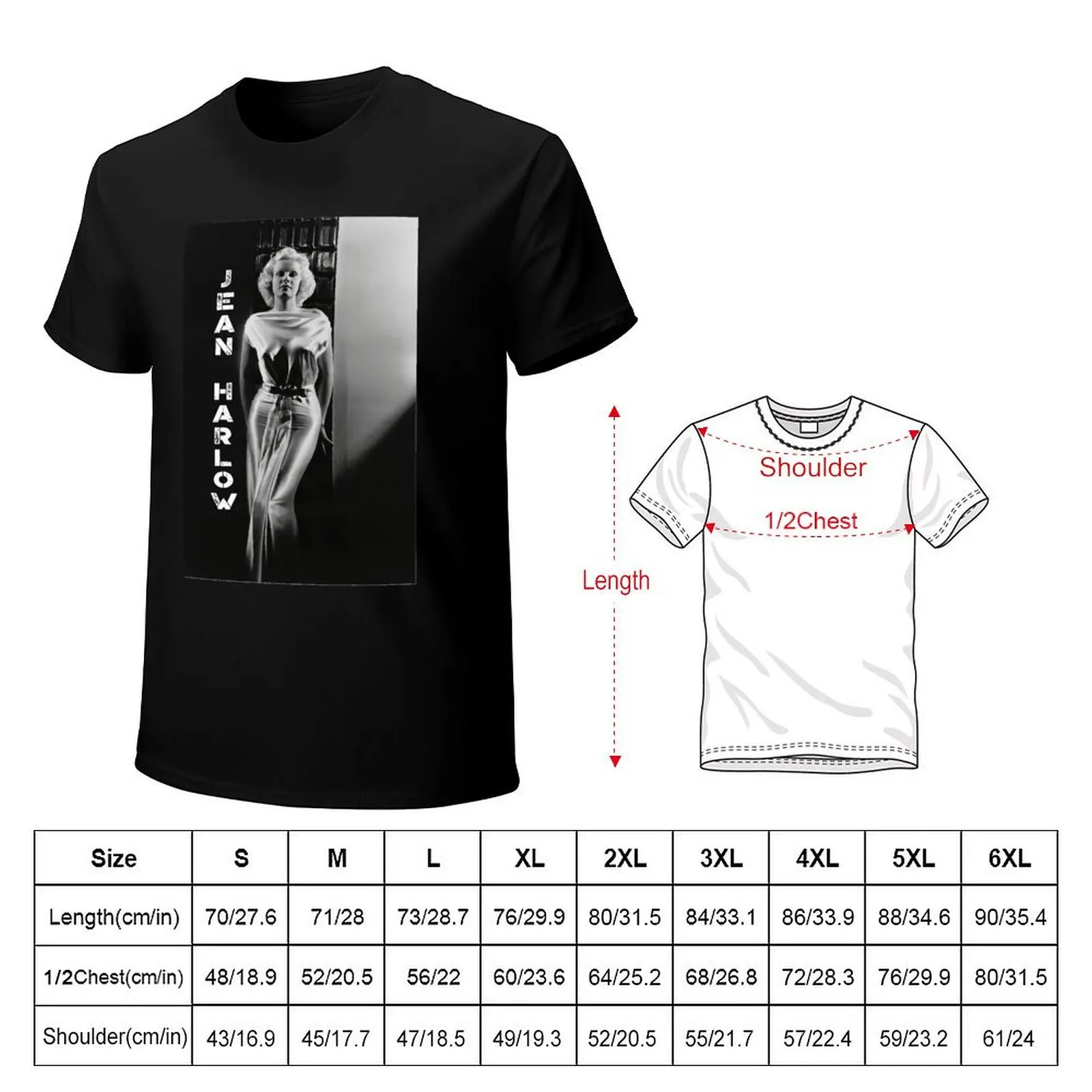 Jean Harlow T-Shirt man graphic t shirt T-Shirt
