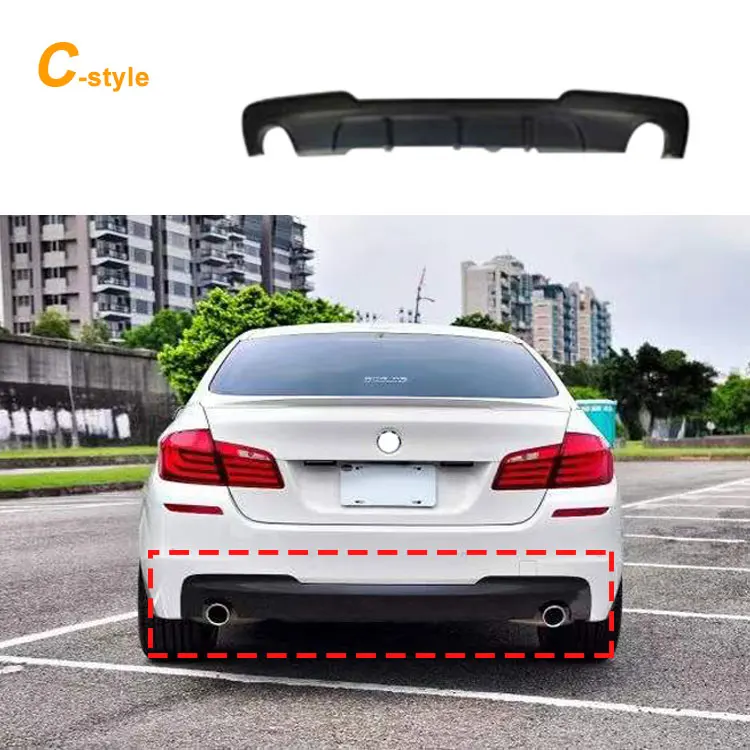 F10 F18 Upgrade to MT Body Kit Front Rear Bumper Side Skirts for BMW 5 Series F10 F18 up MT Style Body Kit view 6