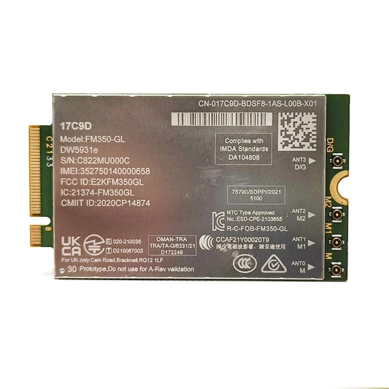 Module FM350GL DW5931e LTE WCDMA 4x4 Module for 5531 9330 3571 Laptops