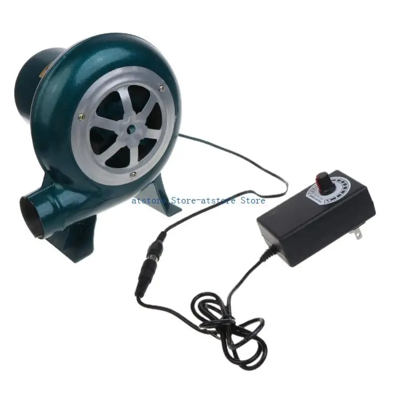 H37D شواء منفاخ الفحم مدخنة كاتب شواء مروحة منفاخ الهواء الكهربائية التخييم كاتب ل ردور الشواء التخييم الطبخ 12 فولت #4