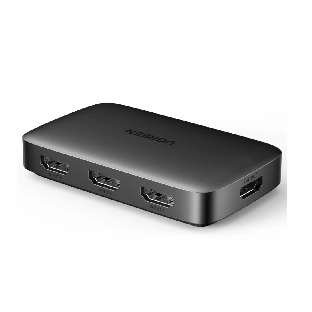 

UGREEN HD-MI-коммутатор 3 в 1, выход 4K HD-MI, разветвитель HD-MI, 3-портовый концентратор, 4K, 30 Гц