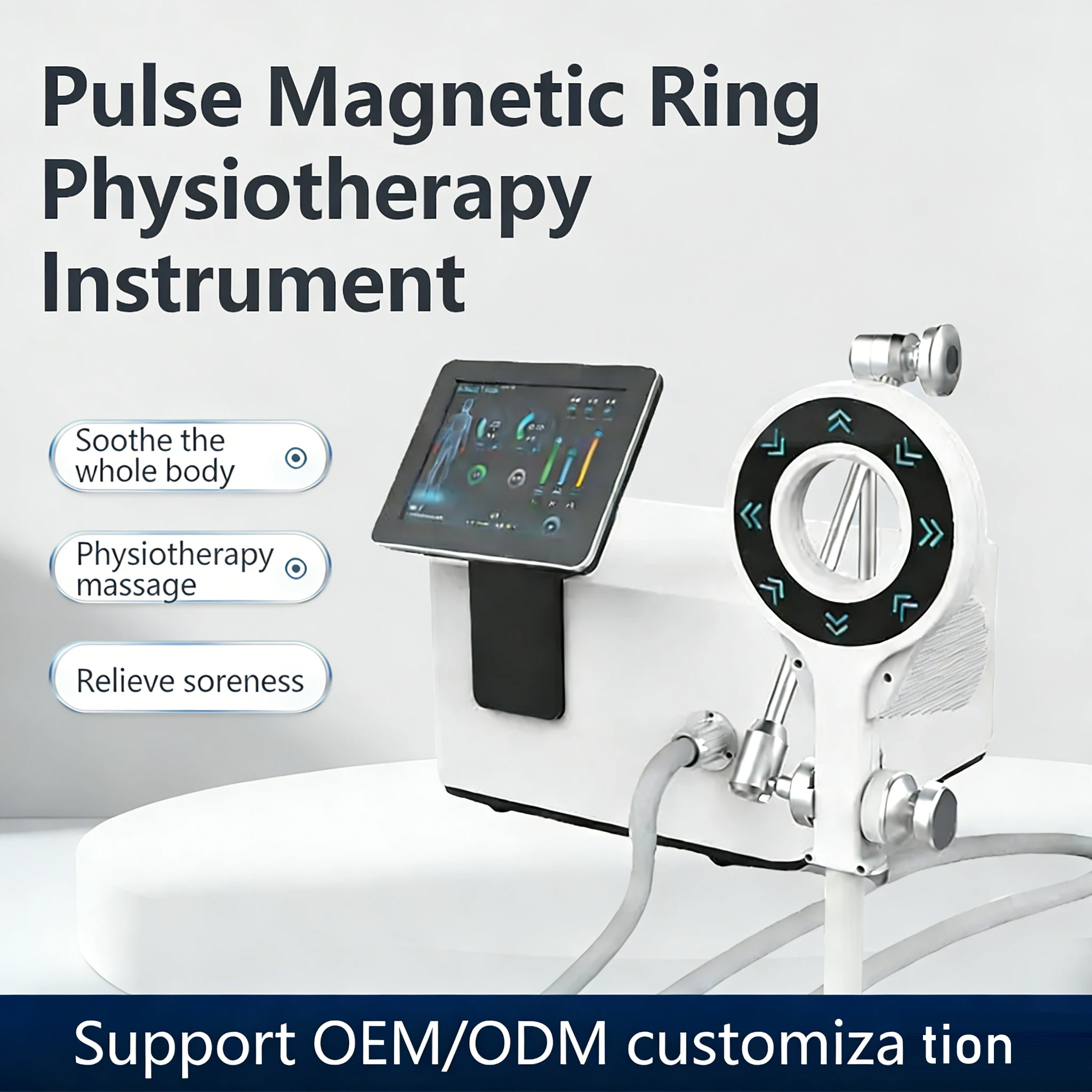 Foreign Trade Desktop Magnetic Ring Therapy Instrument for Joint Pain, Lumbar Muscle Instrument, Used in Beauty Salons