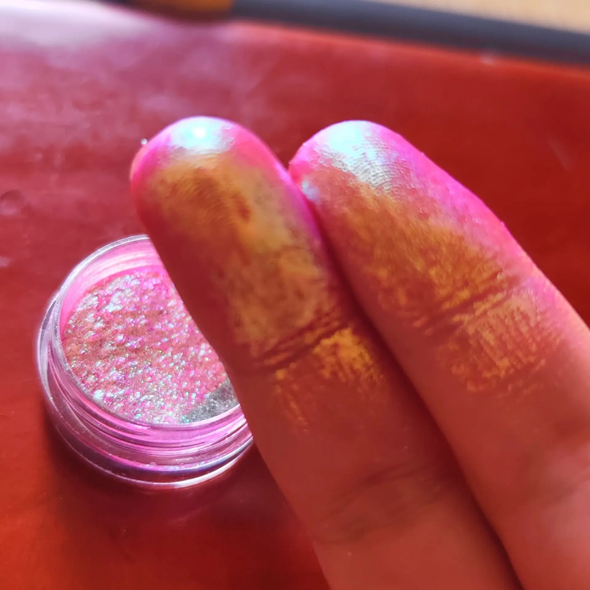 Candy Aurora White Opal Super Chameleon Multichrome Loose Pigment Powder 07