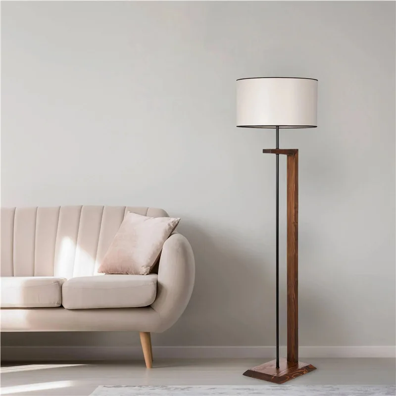 Wabi Silent Wind Retro Zen Homestay Living Room Study Tea Bedroom Floor Lamp