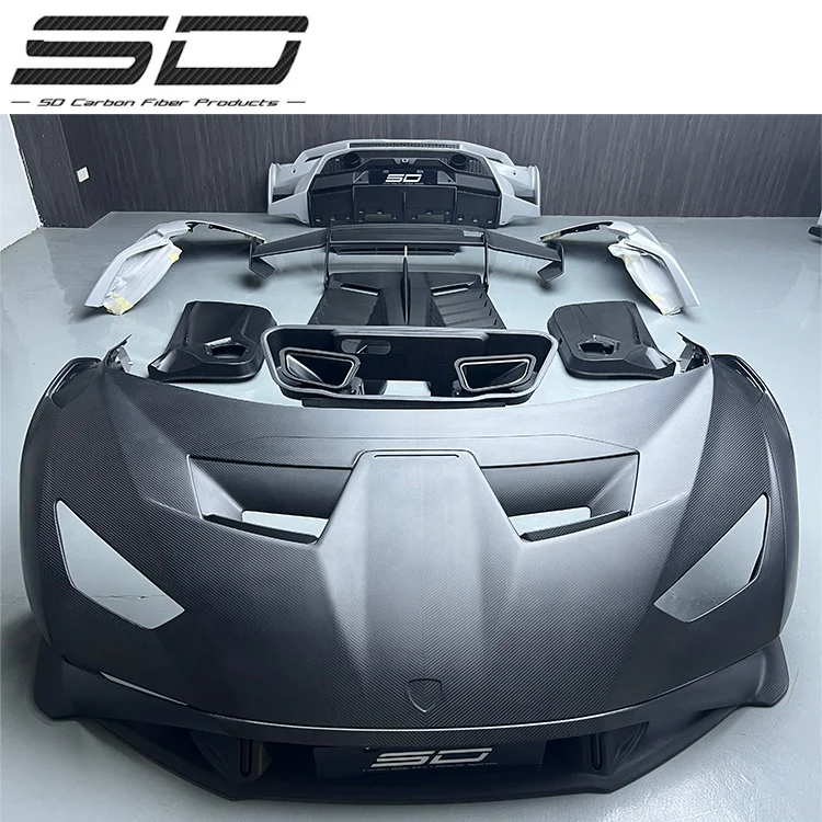 Upgrade STO / OEM Style Full Dry Carbon Fiber Body Kit for Lambor-ghini Huracan Bodykit