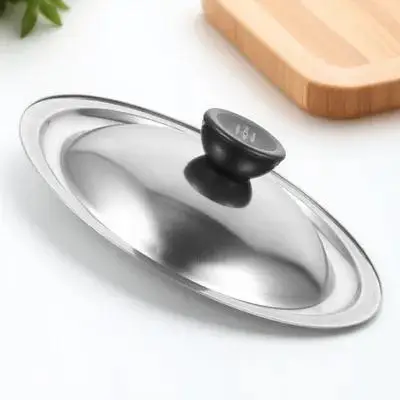 

Stainless Steel Pot Lid Multipurpose Metal Cover for Oil Jar Seasoning Container Grease Pot Reusable Sealed Long Term Use Pan