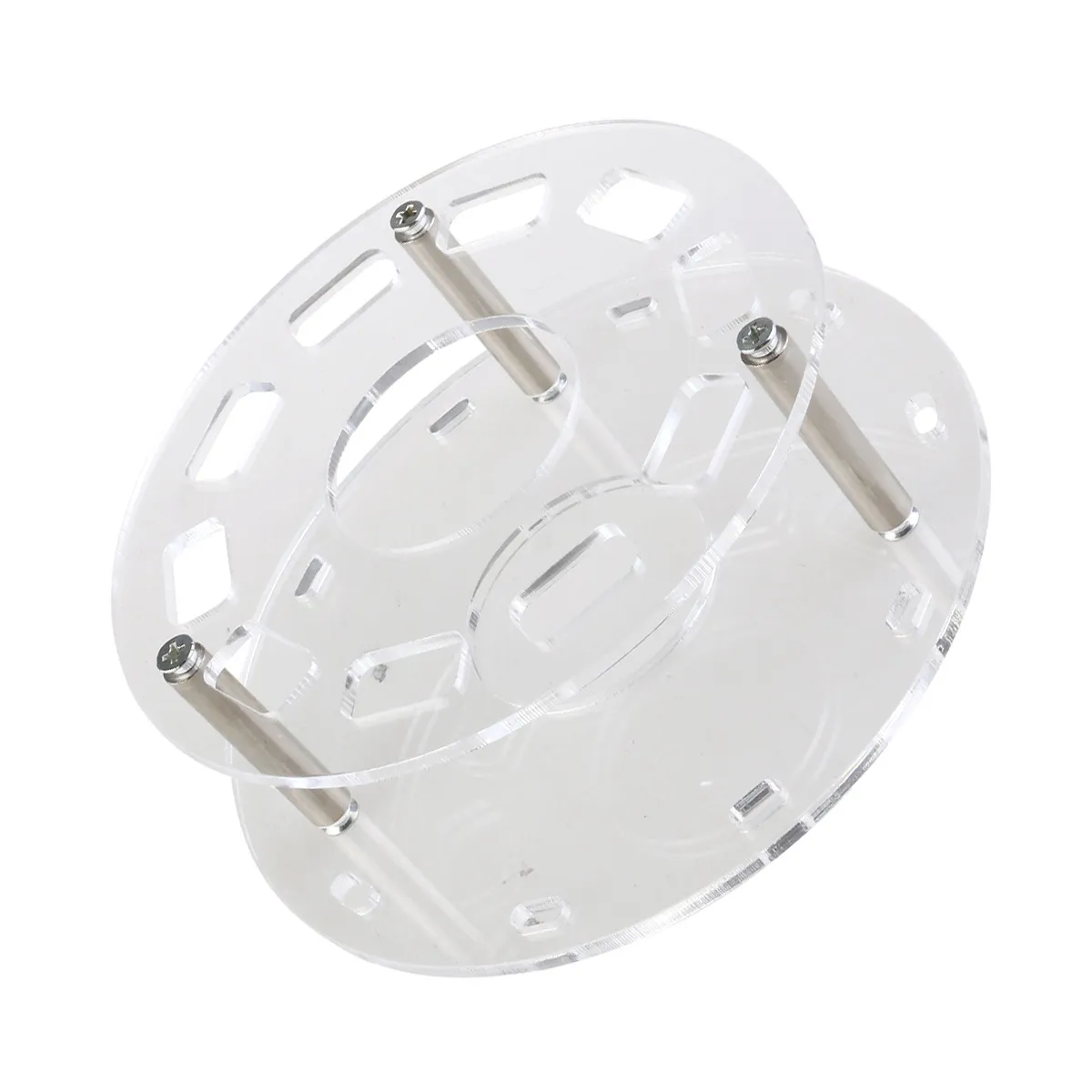 

Подставка для сушки кистей для макияжа, 10 шт., прозрачный акриловый органайзер для овальных кистей, держатель с прочными крепежными винтами