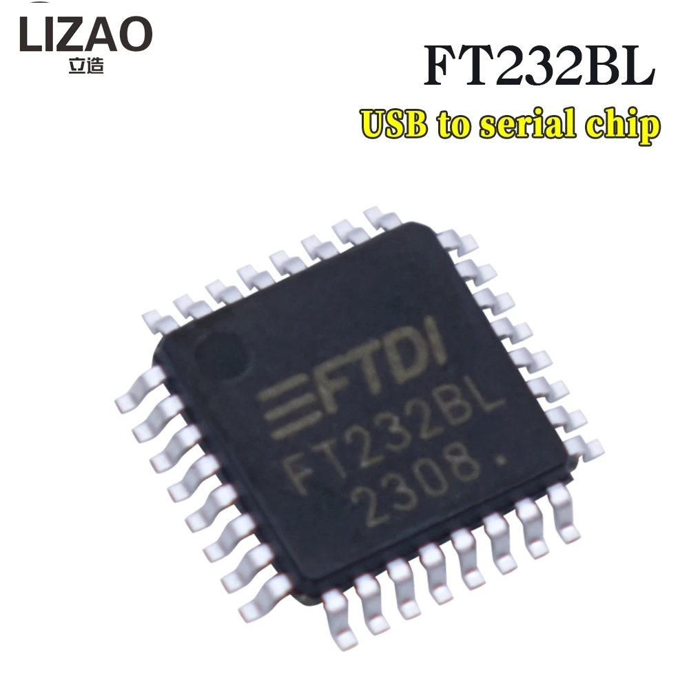 100% New FT232BL FT232BL-REEL QFP-32 Chipset