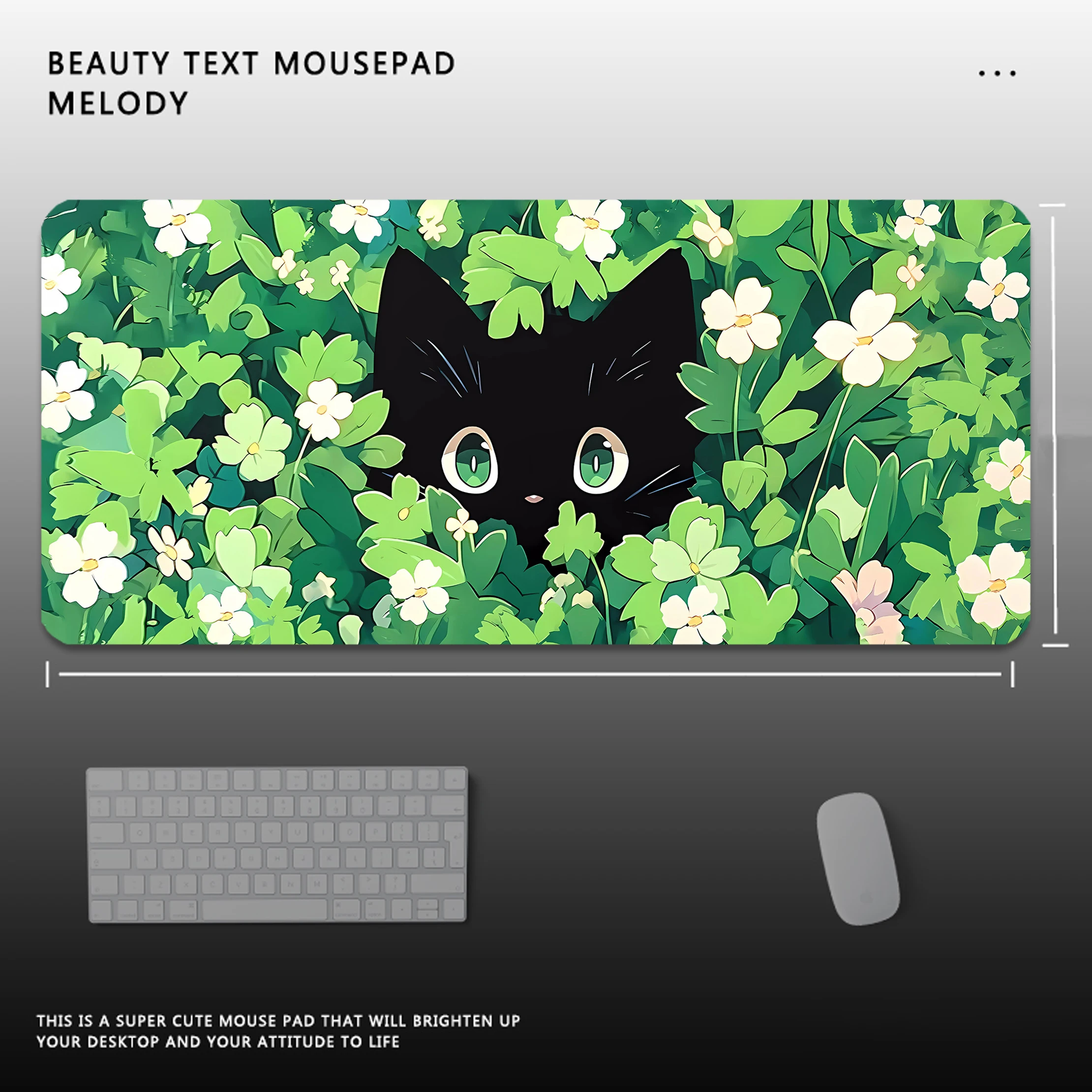 Kawaii Cat Mouse Pad Large Mousepads PC Gamer Mousepad Office Mouse Mats Kawaii Desk Mat Rubber Keyboard Mats Gifts 900x400