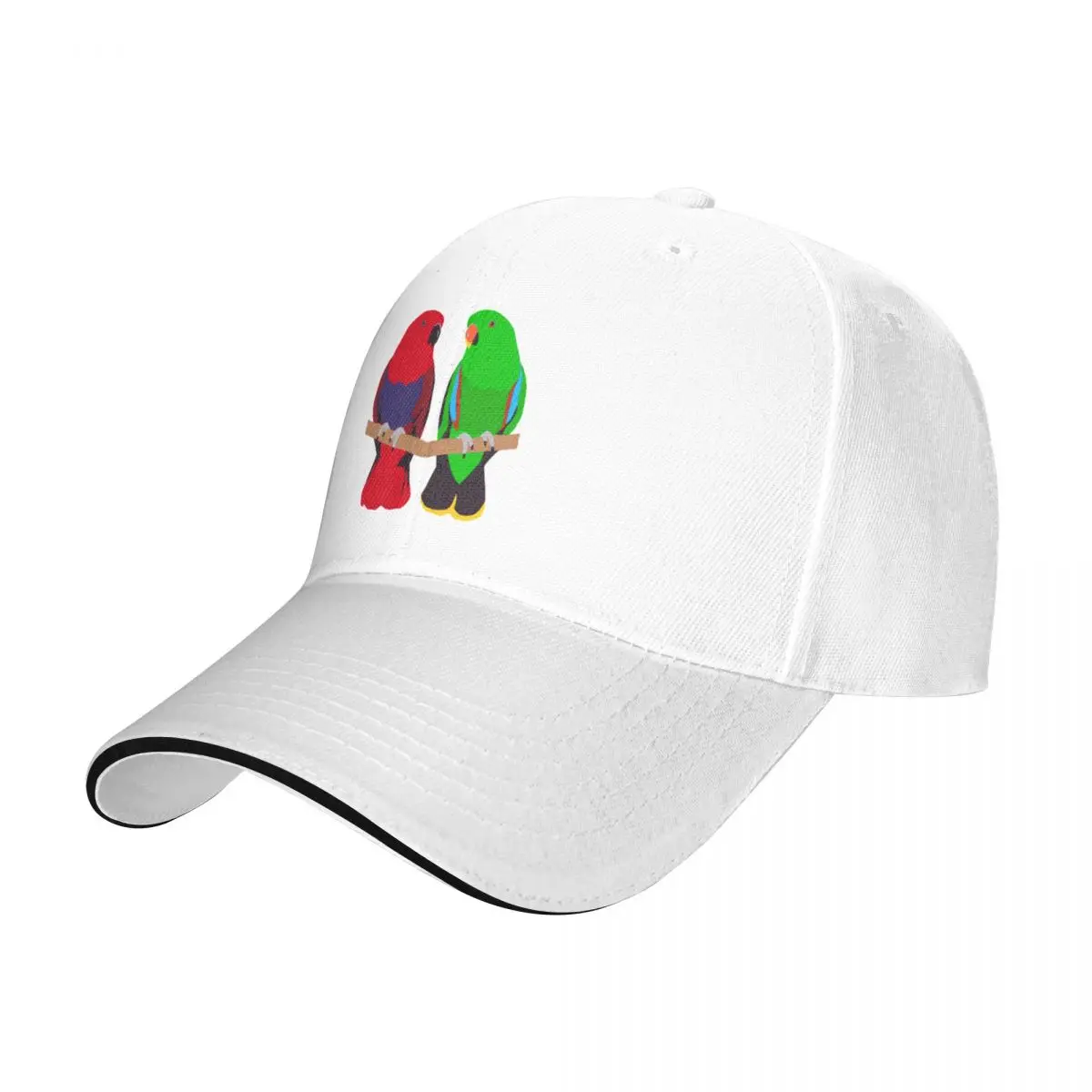 Eclectus Parrot Pair Baseball Cap Hood |-F-| Designer Man Women's