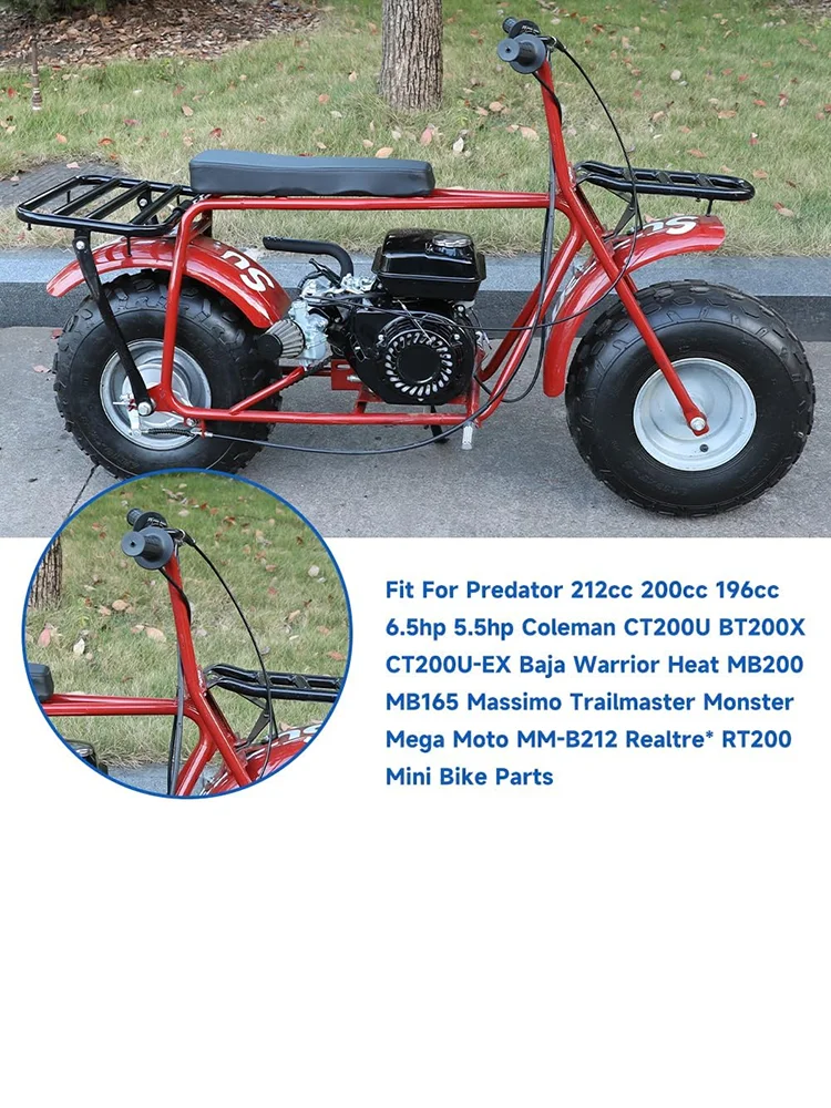AliExpress NONE Motorcycle 950mm/1100mm/1200mm/1300mm Straight Head Throttle Oil Cable Line For Pit Dirt Motor Bike Motocross ATV Accessories