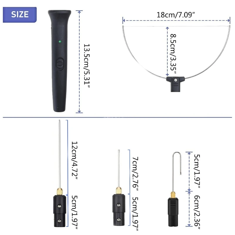 Máy Cắt Xốp Điện 4 Trong 1 Máy Cắt 18W Bộ Dụng Cụ Bút Xốp Động