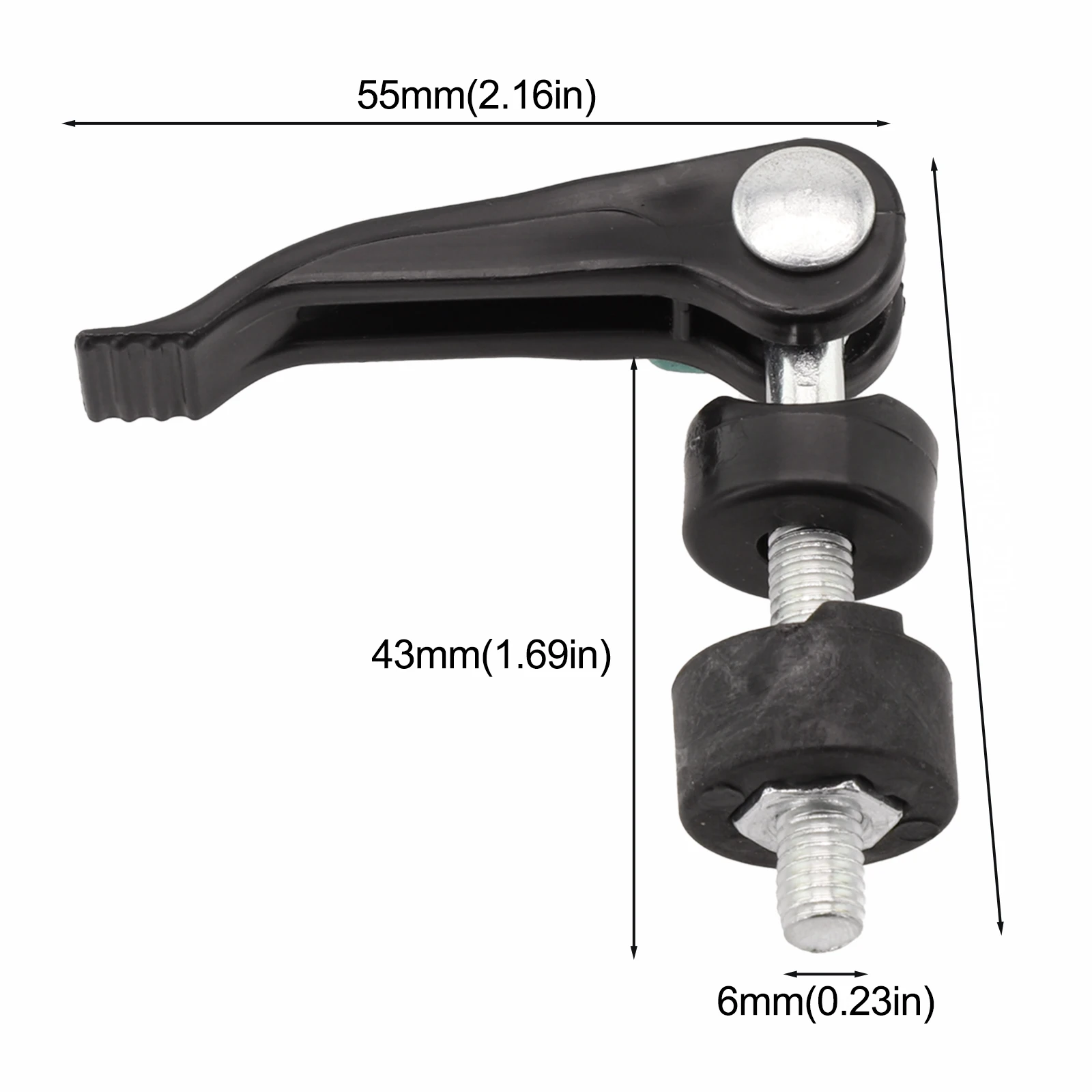 45 X 6 Mm Stainless Steel Lawnmower Nut Long-term Reliability Portable Sturdy Compact Size Easy Installation Effortless Carrying