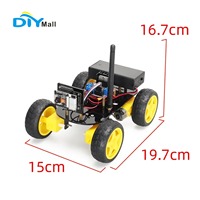 DIYmall ESP32 Smart Robotic Car Kit with WiFi Camera Arduino Programming Learning Set Educational Starter Kit +Codes