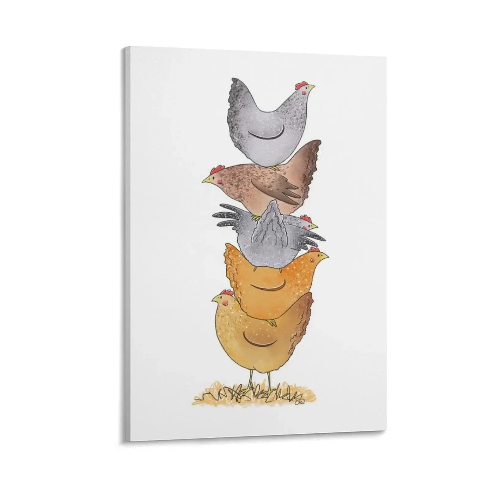 

Hen Tower Canvas Painting Paintings for bedroom room decoration bedrooms decorations