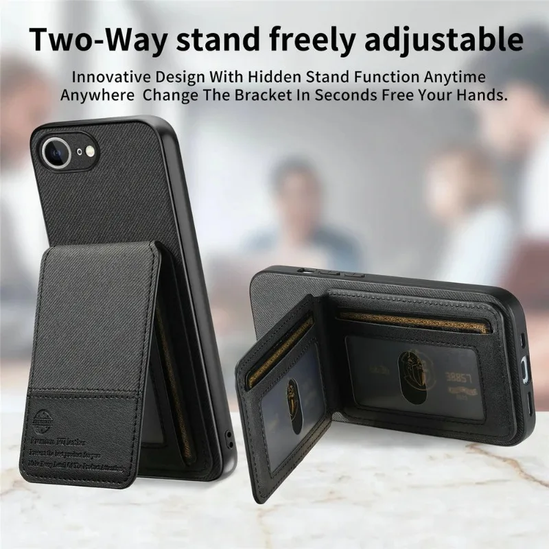 Case For iPhone 16e 360 Protective Leather Card Slot Holder Shockproof Cover For iPhone 16 15 14 Plus 13 12 11 Pro Max Shell