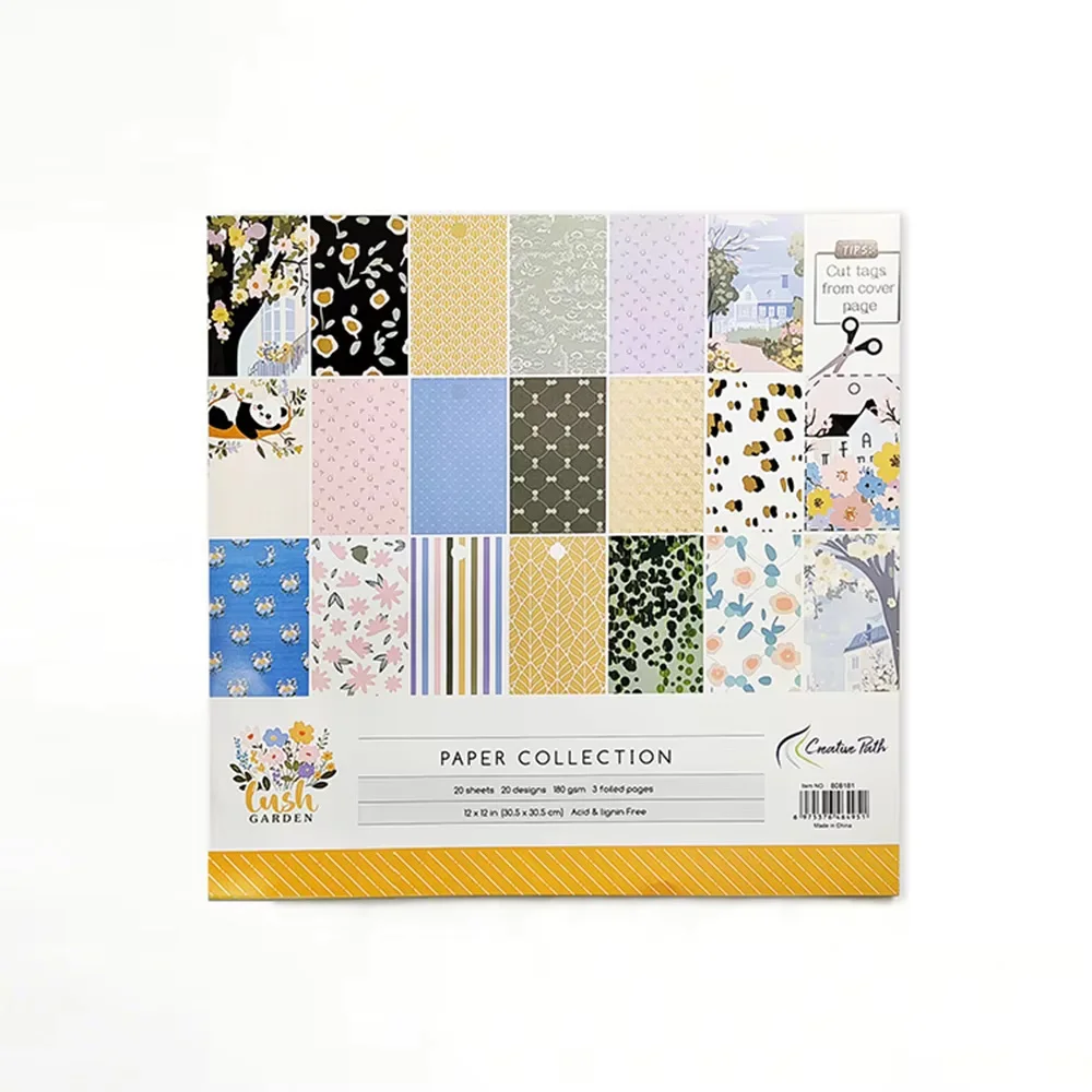 Creatieve Path Vintage 12x12 Scrapbooking Papierblokken Bloemrijk Decoratief Journaling Achtergrondpapier 12 Inch Scrapbooking Papier