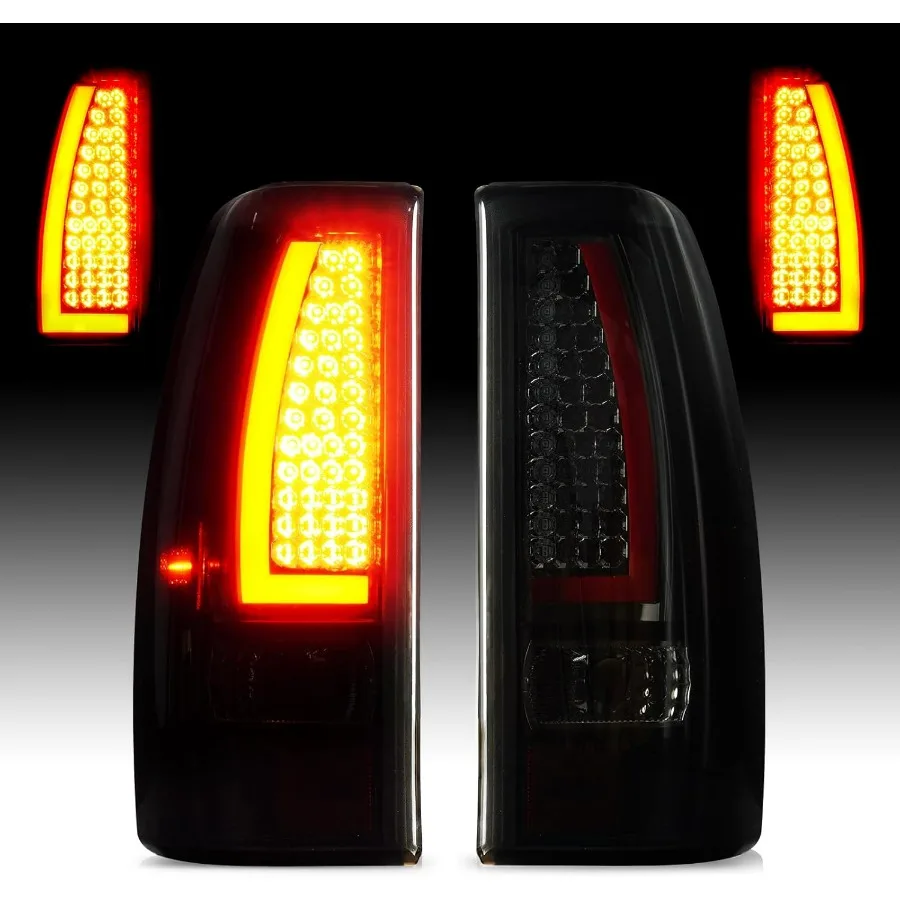 

Светодиодный задний фонарь в сборе с дымчатыми линзами для заднего стоп-сигнала на Chevrolet Silverado 1500 2500 9902 и 1500HD 2500H